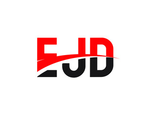 EJD Letter Initial Logo Design Vector Illustration