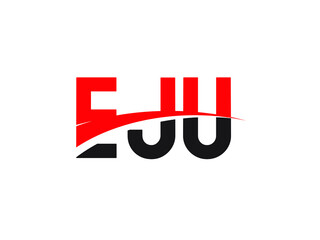 EJU Letter Initial Logo Design Vector Illustration