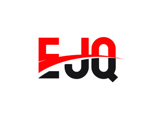 EJQ Letter Initial Logo Design Vector Illustration