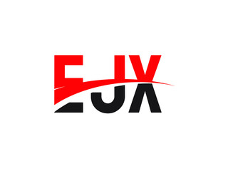 EJX Letter Initial Logo Design Vector Illustration
