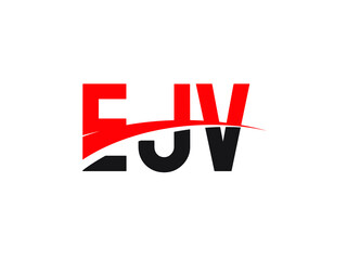 EJV Letter Initial Logo Design Vector Illustration