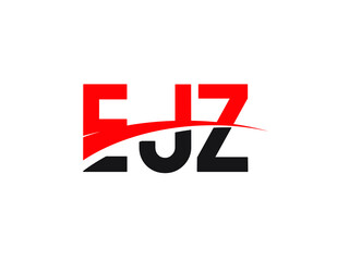 EJZ Letter Initial Logo Design Vector Illustration