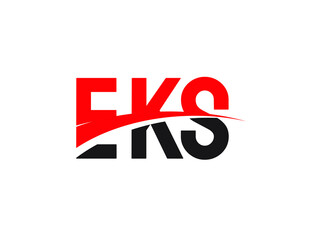 EKS Letter Initial Logo Design Vector Illustration