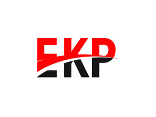 EKP Letter Initial Logo Design Vector Illustration