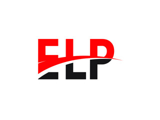 ELP Letter Initial Logo Design Vector Illustration