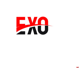 EXO Letter Initial Logo Design Vector Illustration