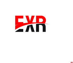 EXR Letter Initial Logo Design Vector Illustration
