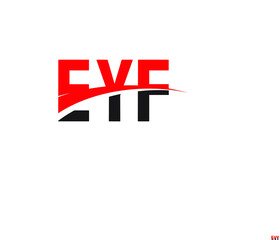 EYF Letter Initial Logo Design Vector Illustration