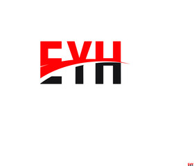 EYH Letter Initial Logo Design Vector Illustration