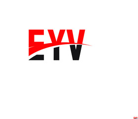 EYV Letter Initial Logo Design Vector Illustration