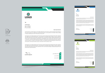 Business Letterhead Design Template Modern Company