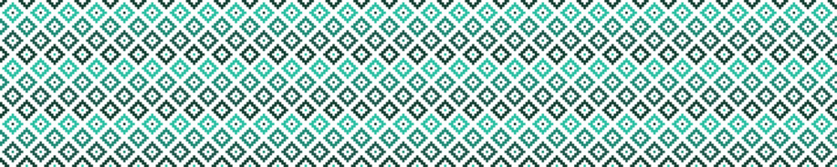 Green and white kilim seamless pattern