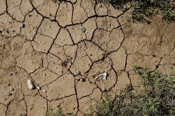 Cracks ground for texturing design and wallpaper 4k