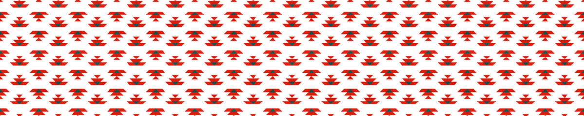 Seamless pattern with red kilim