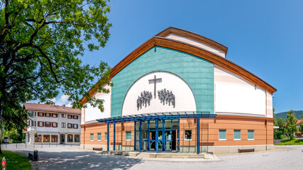Passionstheater, Oberammergau, Bayern, Deutschland 