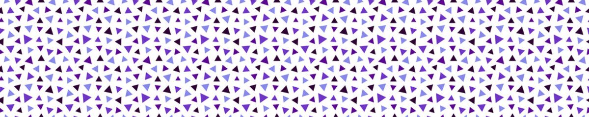 Seamless pattern with purple triangles