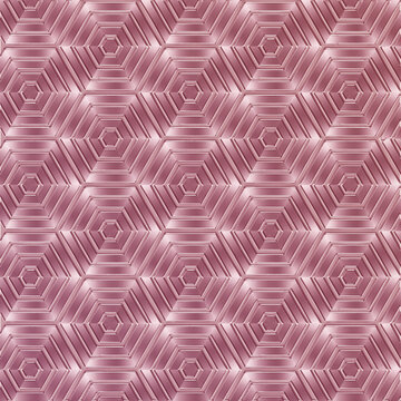 pattern grata metallizzata rosa