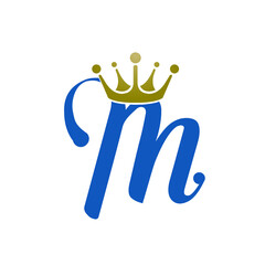 Crowned Letters King Logo 