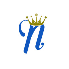 Crowned Letters King Logo 