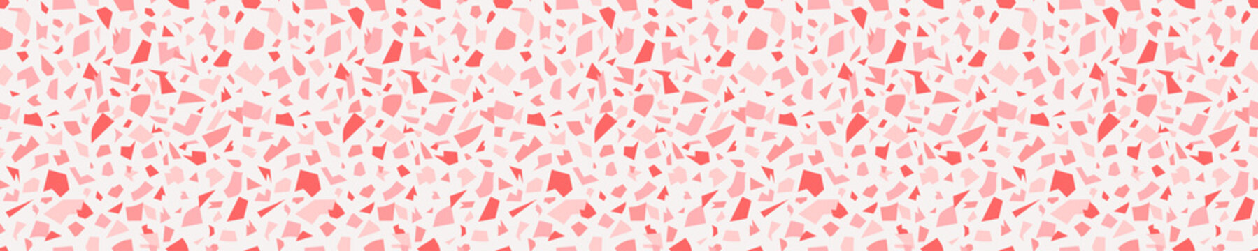 Seamless Pattern With Pink Terrazzo Design