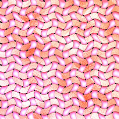 disegno onde rosa pesca glitter