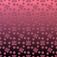 fiori metallizzati rosa scura sfumatura