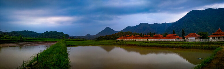 reflection Rajagaluh hills