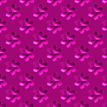 fiori rilievo rotondi rosa shocking pattern