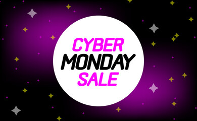 Naklejka premium cyber monday background, Black Friday sale poster. Commercial discount event banner. Black background textured. Vector business illustration. Black Friday vector illustration. Black Friday sale banner