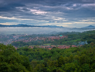 Cikijing from Kawah Manuk