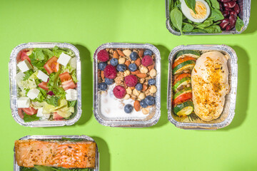 Healthy food delivery lunch boxes