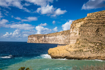 Fototapeta na wymiar Malta Landschaft Insel Himmel Architektur Reisen Meer 