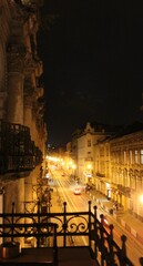 Fototapeta na wymiar Night in Lviv