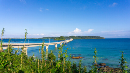 下関市の角島大橋の絶景