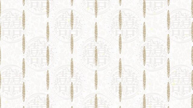 Chinese Symbol Double Happiness. 
4K background looping animation. 双喜のループアニメーション