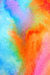 Watercolour Splatter Paint Abstract Blended Background
