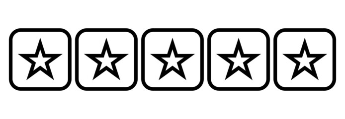 star icon set, rating icon, star symbol