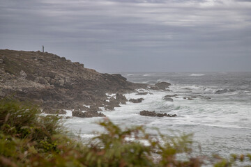 Seascape in Lari&ntilde;o in Galicia