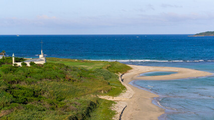 角島大橋から見える海と絶景