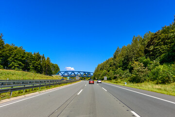 Sauerlandlinie A45 bei Wilnsdorf-NRW