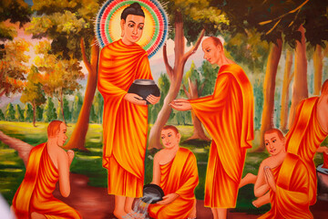 Life of Buddha.  Buddhism.