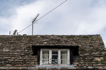old window house in countryside