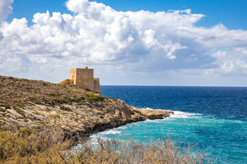 Fototapeta na wymiar Malta Reisen Stadt Meer Himmel Architektur 