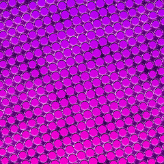 cerchi fori oro metallizzato viola