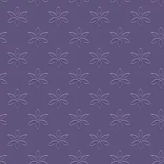 Zelfklevend Fotobehang stelle fiori rilievo viola chiaro © Susy