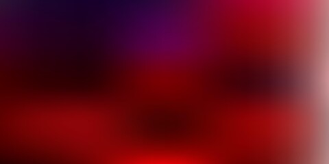 Dark blue, red vector abstract blur backdrop.