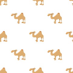 Camel pattern seamless background texture repeat wallpaper geometric vector