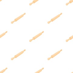 Wooden rolling pin pattern seamless background texture repeat wallpaper geometric vector