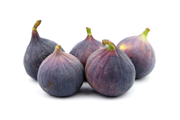 Sweet figs fruits isolated on white