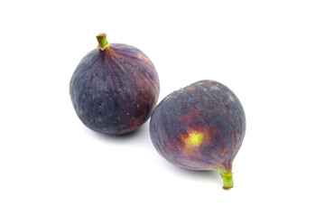 Fresh fig fruits isolated on white